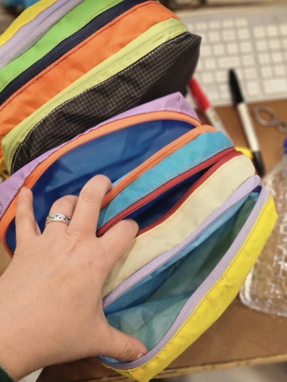Pink Multi Organizer Pouch - Picture 4 of 5